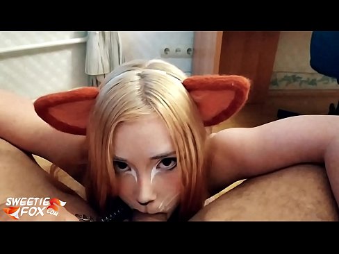 ❤️ Kitsune លេបទឹកមាត់ហើយច្របាច់ចូលមាត់នាង អាសអាភាសរឹង នៅពួកយើង ﹏